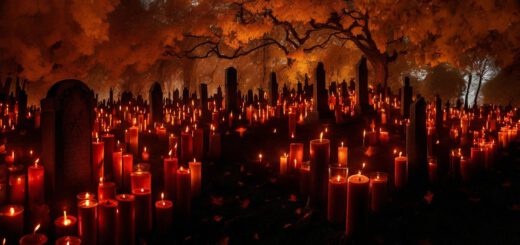 Allerseelen - Gräber bei Nacht - Hoffnung auf Erlösung