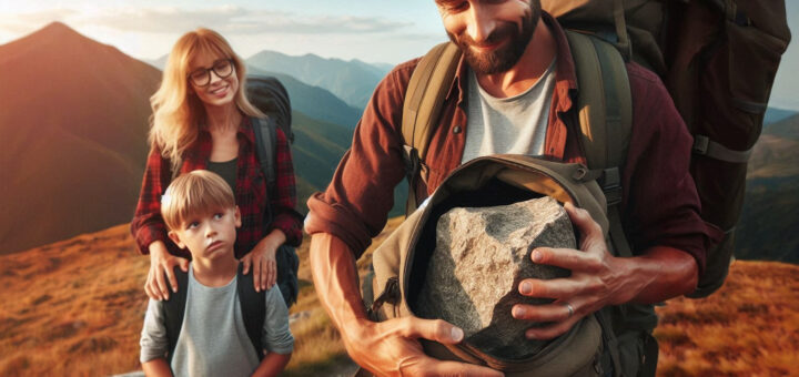 Wirken Gottes - der Stein im Rucksack