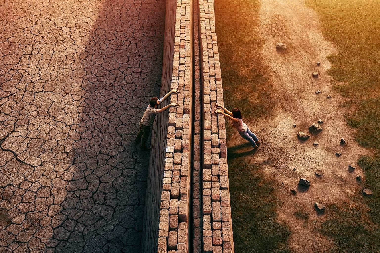 Grenzen sind wie Mauern, die uns trennen