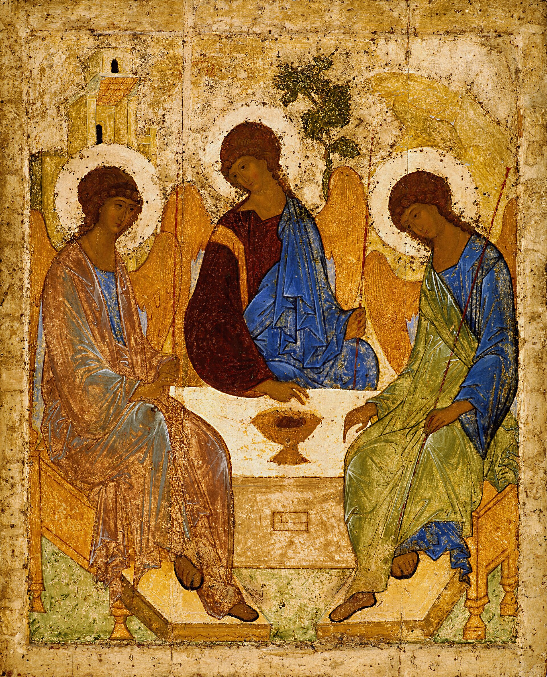 Dreifaltigkeitsikone von Andrey Rublev